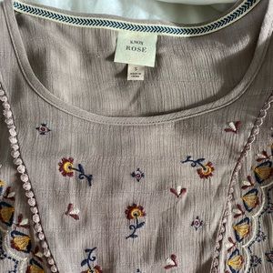 Peplum Knox House Light Purple Blouse